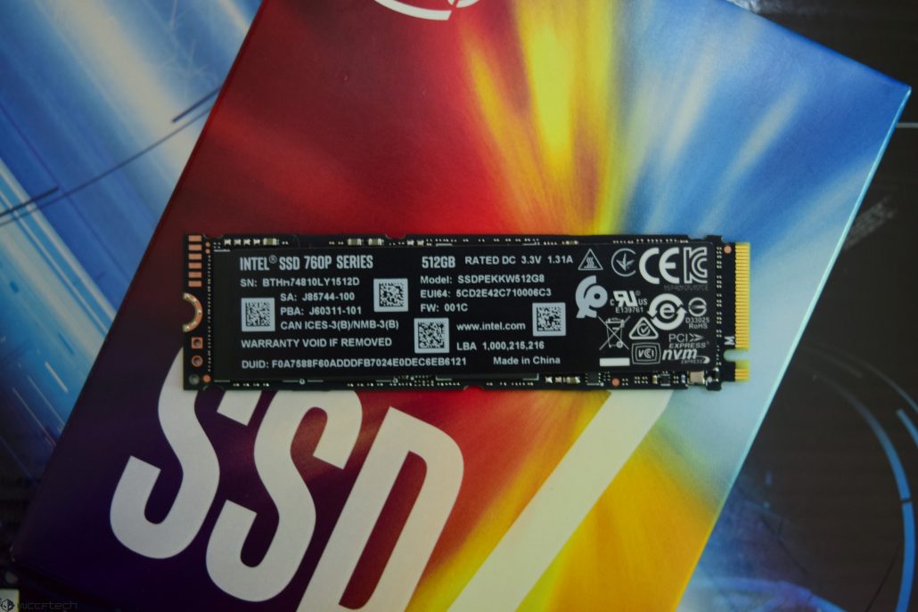 英特尔固态硬盘760p 512 gb nvme评测:性价比超三星960